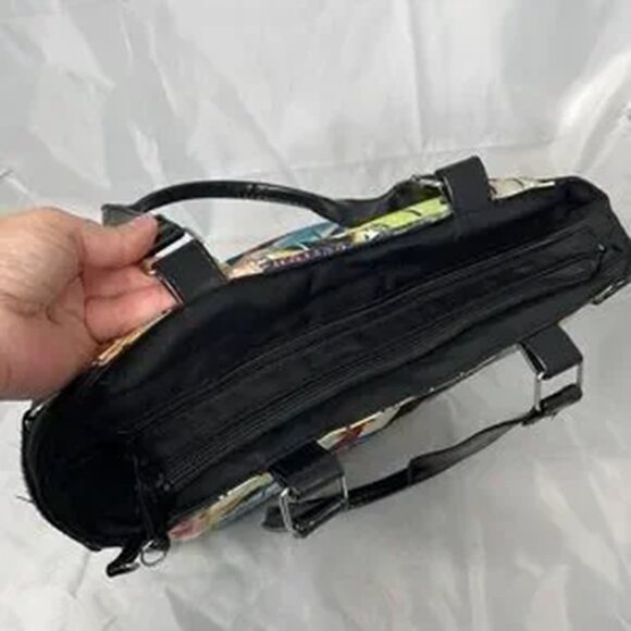 Elle Gourmet Insulated Lunch Bag 2 Zippered Compartments Large Capacity Glam - Picture 10 of 14